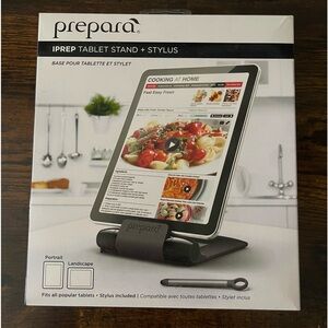 Prepara iPrep Stand for phones, tablets, e-readers, etc. Brand new!